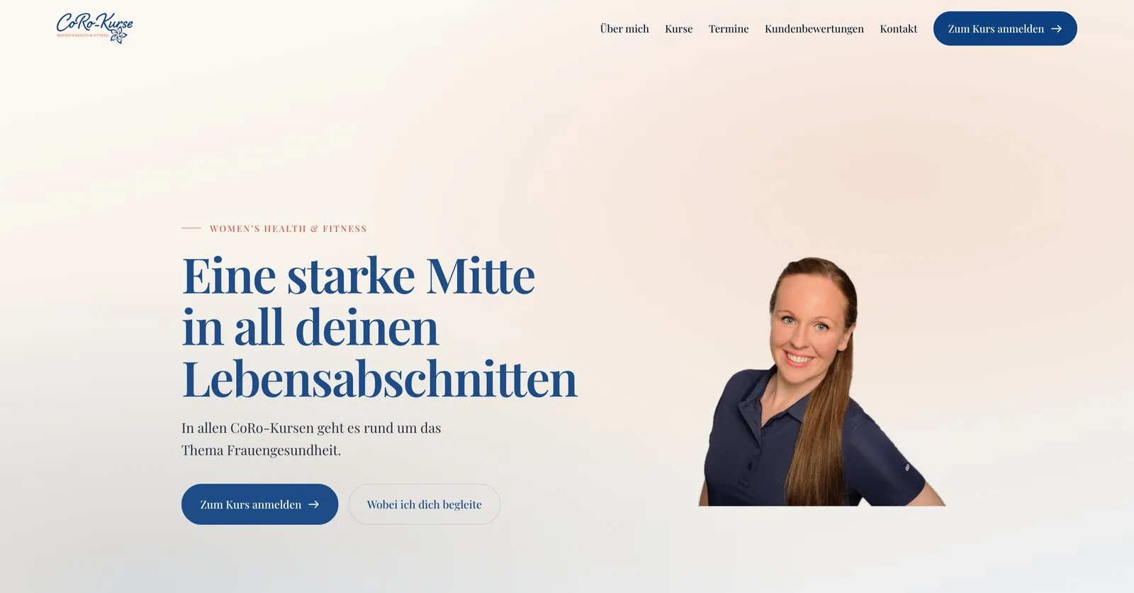 Startseite von CoRo-Kurse